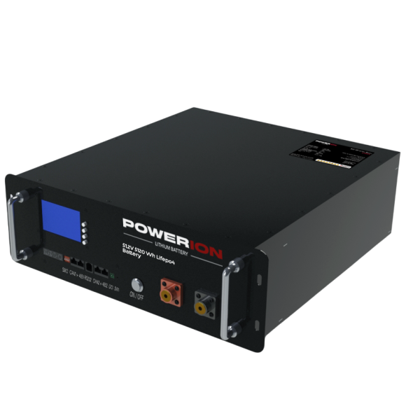 Powerıon 51,2V 100A 5Kw Lityum Depolama